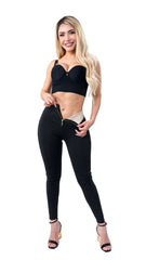 LG2778 LEGGINS BOOTYUP SKINNY CON CIERRE