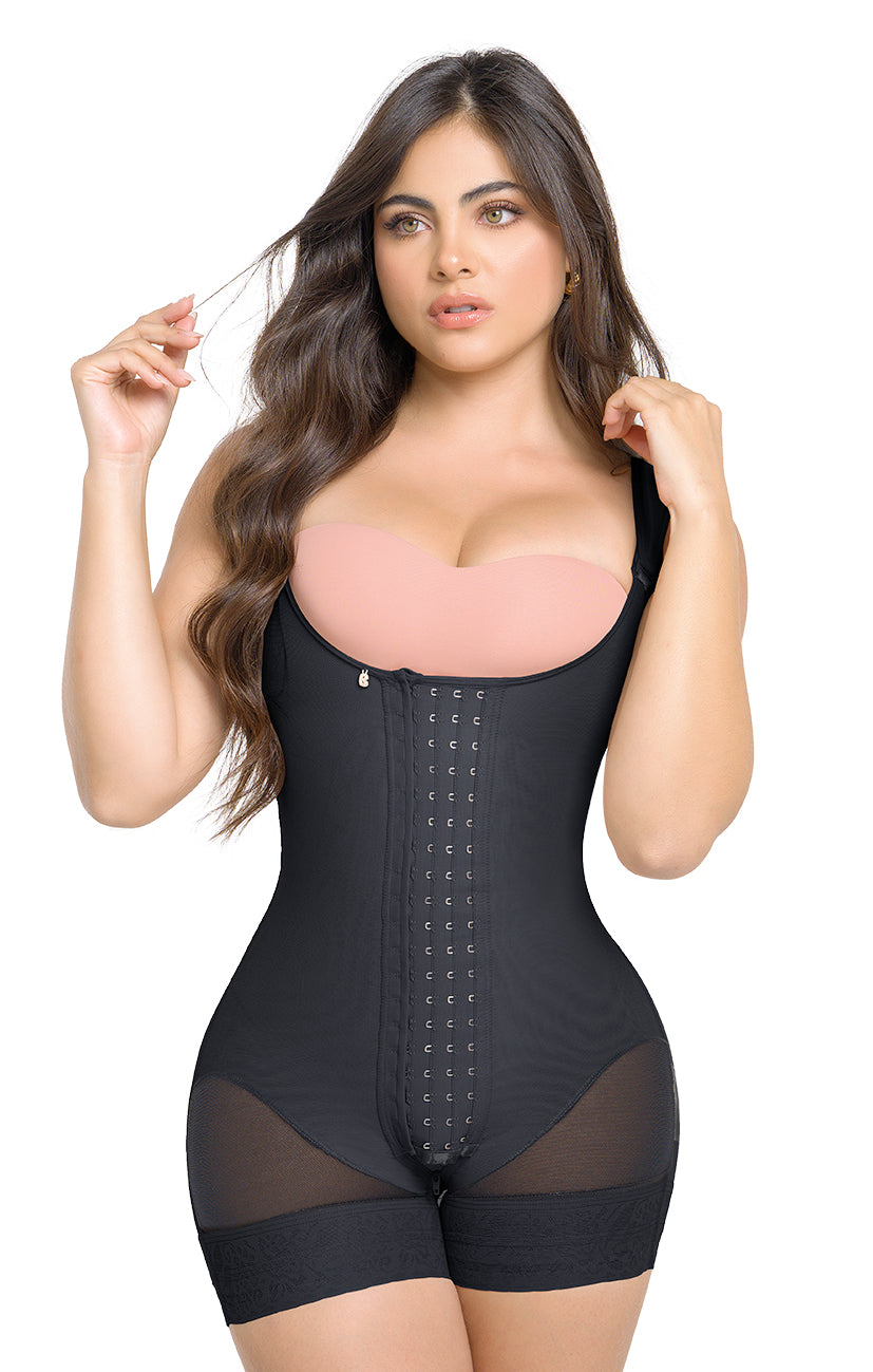 Soy Autentica - Faja Tirante Confort Short Extra Corto con 4 Niveles de Ajuste Maxi Ultrainvisible  | Labella Power Up