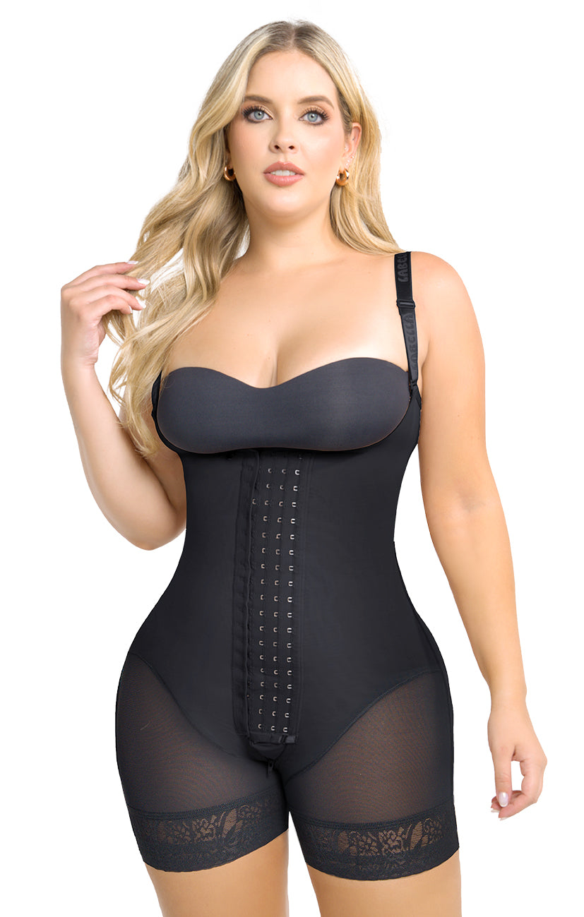 Soy Determinación - Faja Espalda Alta Short Corto con 4 Niveles de Ajuste Maxi Ultrainvisible | Labella Power Up