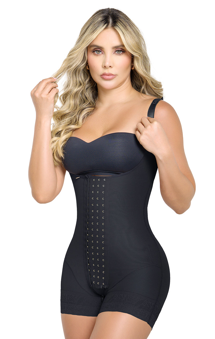 Soy Confianza - Faja Espalda Alta Short Extra Corto con 4 Niveles de Ajuste | Labella Power Up