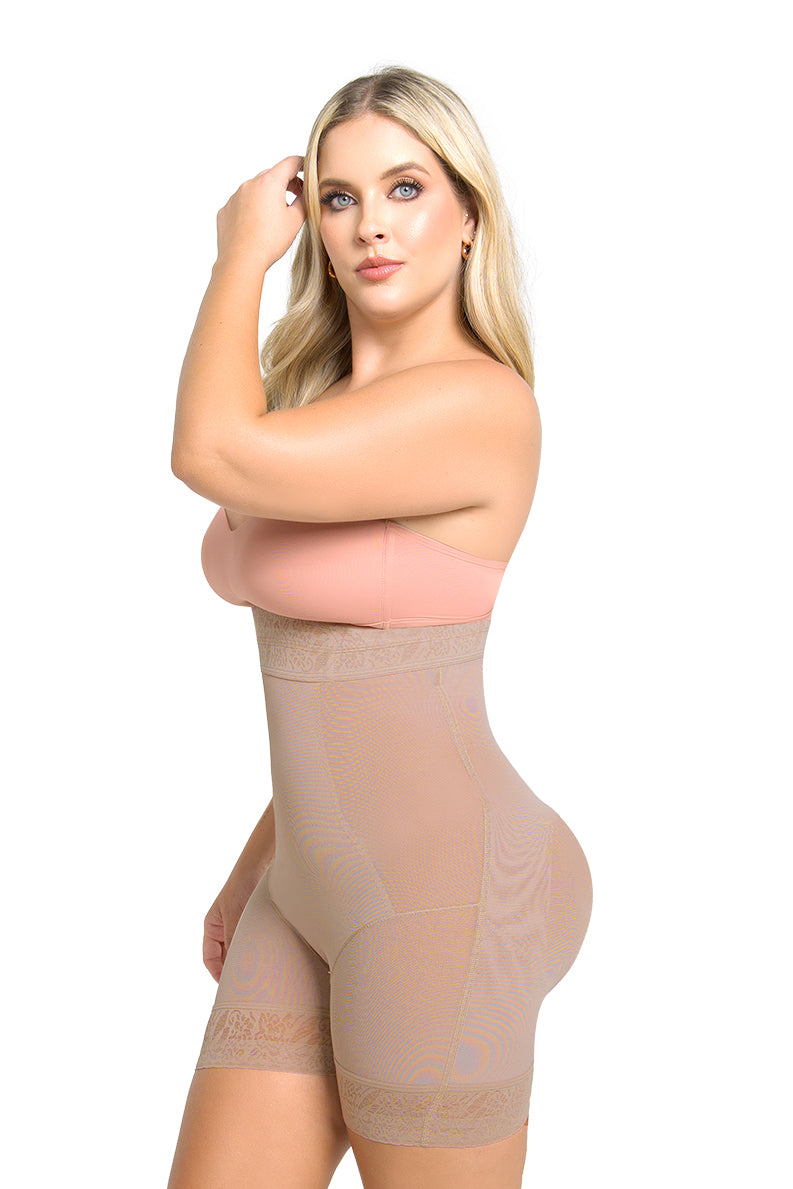 Soy merecedora -  Panty Short Moldeador Corto Cintura Alta SheerMaxi Ultrainvisible | Labella Power Up